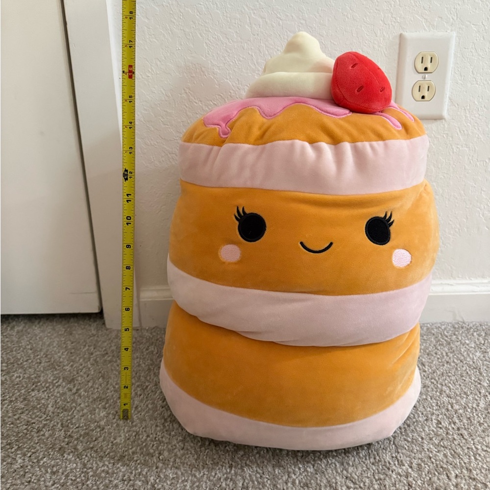 Sawtelle Strawberry Shortcake Pancakes Squishmallow - 16 inches
